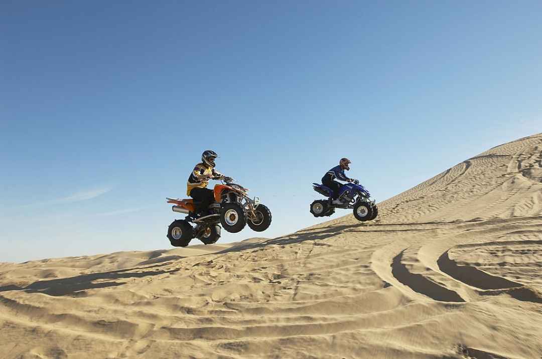 ATV Ride in cold desert in Nubra Valley