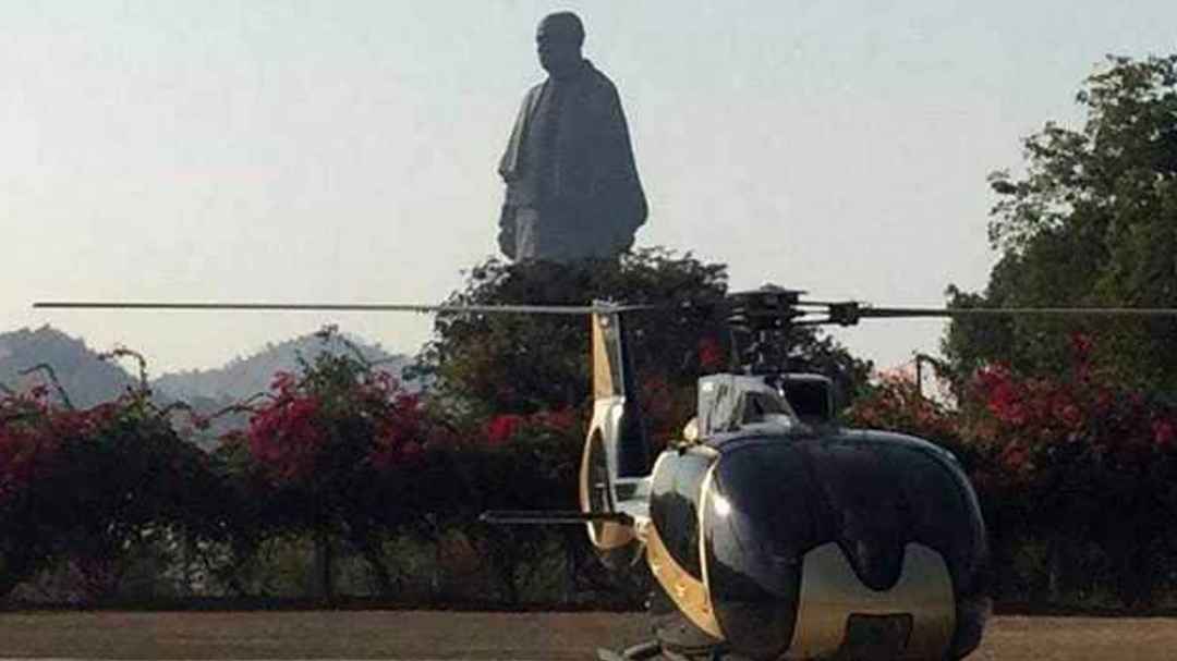 Helicopter Ride At Statue Of Unity